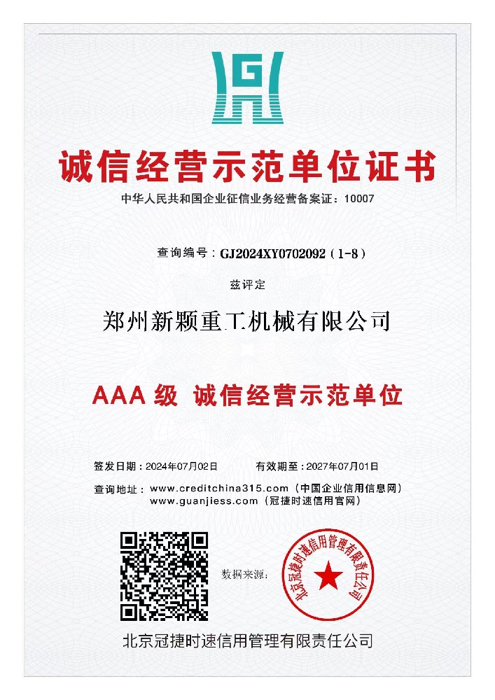 AAA Integrity Management Demonstration Unit Certificate