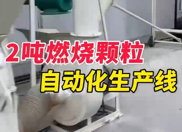 2-ton automated production line for combustion particles